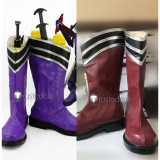 Kingdom Hearts Riku Replica Purple Vanitas Red Cosplay Boots Shoes