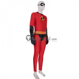 The Incredibles 2 Mr. Incredible Bob Parr Red Jumpsuit Cosplay Costume