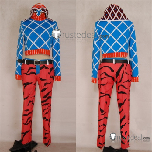 Jojo's Bizarre Adventure Vento Aureo 5 Guido Mista Cosplay Costumes