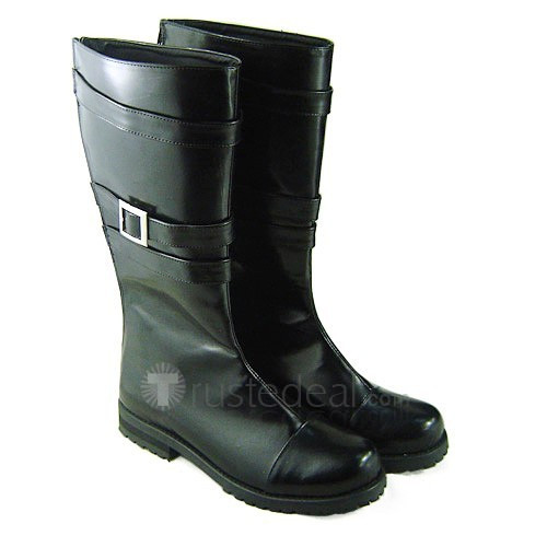 No.6 Nezumi Classic Black Cosplay Boots Shoes
