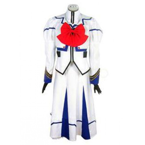 Magical Girl Lyrical Nanoha Takamachi Uniform Cospaly Costume(QD029)