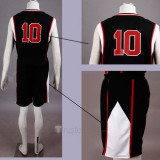 Kurokos Basketball Seirin Kagami Taiga Black Uniform Cosplay Costume