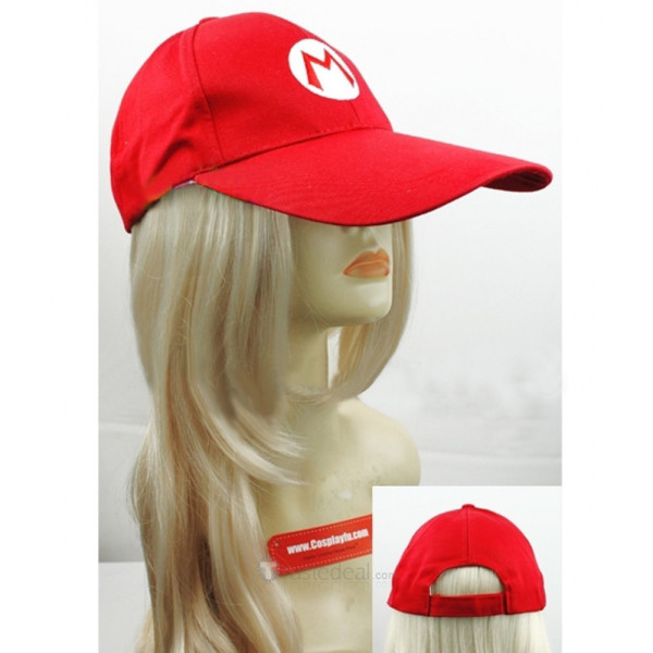 Super Mario Red-Sunbonnet Cosplay Hats 1