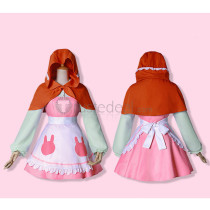 Kobayashi-san Chi no Maid Dragon﻿ Kanna Kamui The Little Match Girl Little Red Riding Hood Cosplay Costume