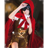 Kuroshitsuji Black Butler Ciel Red Riding Hood Halloween Cosplay Costume
