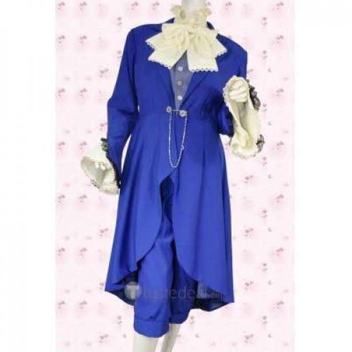 Kuroshitsuji Ciel Phantomhive Royal Blue Birthday Party Cosplay Costume