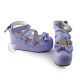 Purple Bow Straps Lolita Platform Shoes