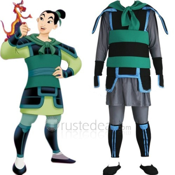 Kingdom Hearts 2 Mulan Cosplay Costume