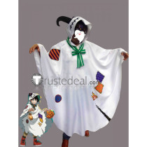 Boku no Hero Academia Halloween Izuku Midoriya White Cloak Gown Cosplay Costume
