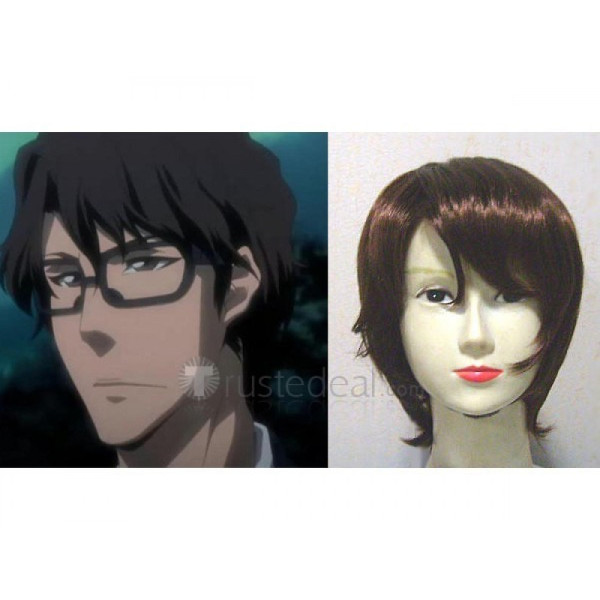 Bleach Sousuke Aizen Brown Cosplay Wig 2