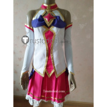 League of Legends LOL Star Guardian Ahri Pink White Cosplay Costume