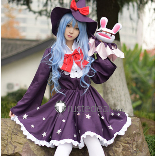 Date A Live Yoshino Purple Witch Dress Cosplay Costume