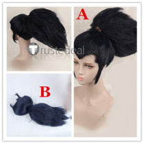 League of Legends LOL Yasuo Black Cosplay Wig