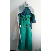Shugo Chara Kairi Sanjou Samurai Soul Blue Green Kimono Cosplay Costume