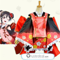 Love Live Nico Yazawa Kimono Awakening Card Cosplay Costume