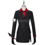 Helltaker Malina Lucifer Justice Zdrada Azazel Pandemonica Red Black Cosplay Costumes