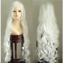 Angel Sanctuary Rosiel White Curly Cosplay Wig