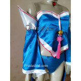Overwatch Dva League of Legends Ahri Red And Blue Cosplay Costume