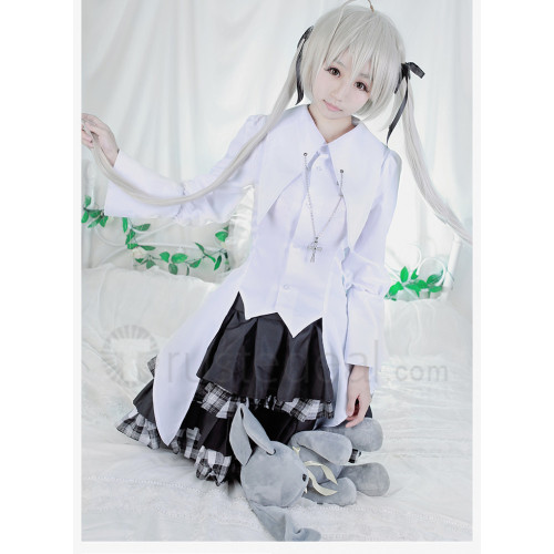 Yosuga no Sora Sora Kasugano White and Black Lolita Cosplay Costume