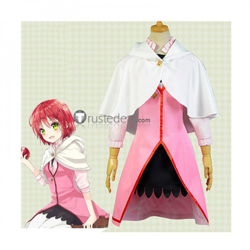 Akagami no Shirayukihime Shirayuki Pink White Cosplay Costume 4