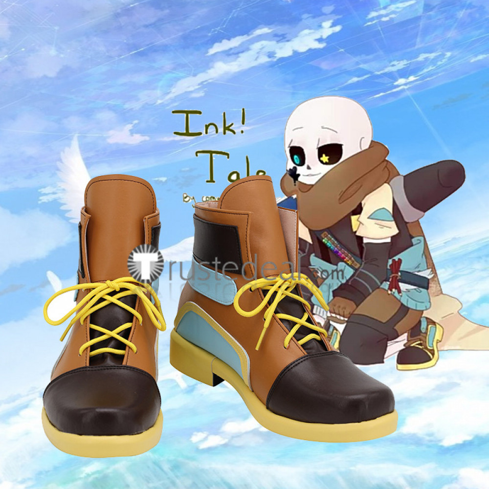Undertale Ink!Sans Cosplay Shoes Boots – FM-Anime