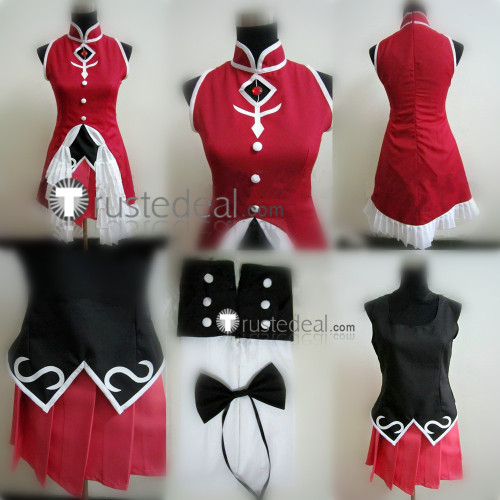 Puella Magi Madoka Magica Sakura Kyoko Cosplay Costume