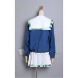 Kurokos Basketball Seirin Girl Blue Uniform Cosplay Costume