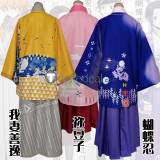 Kimetsu no Yaiba Demon Slayer Zenitsu Nezuko Shirobu Kimono Fanart Cosplay Costumes