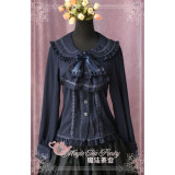 Magic Tea Party Lolita Blouse with Lace Ruffles