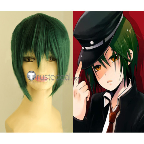 Angel Beats Ayato Naoi Green and Black Cosplay Wigs