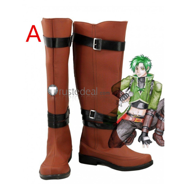 Fire Emblem Radiant Dawn Sothe Brown Golden Cosplay Boots Shoes