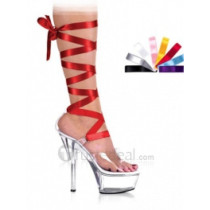 Imported PVC Upper High Heel Open-toes Platform Sexy Sandals((99-12)
