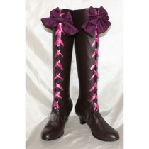 Black Butler Alois Trancy Purple Belts Cosplay Boots Shoes