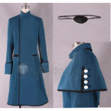 Black Butler Kuroshisuji Ciel Phantomhive Blue Overcoat Cosplay Costume