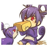 Pokemon Gijinka Rattata Purple Cosplay Costume