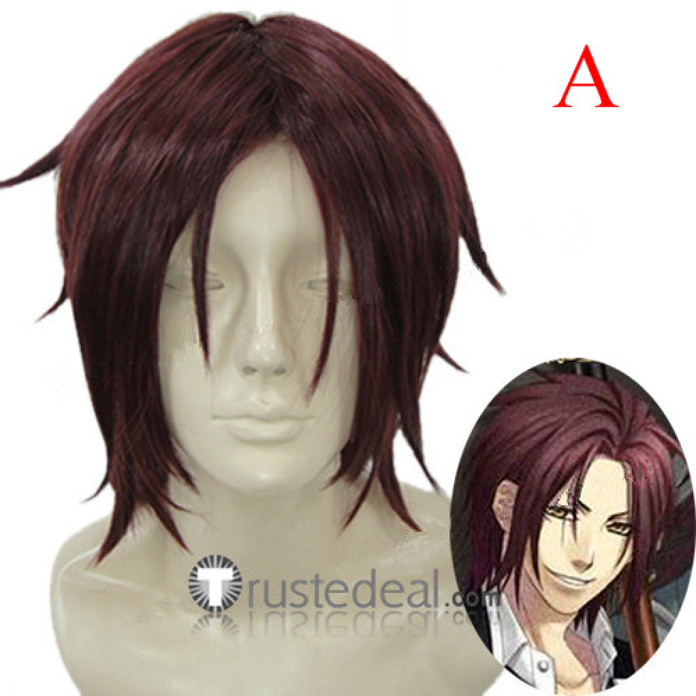 Hakuouki Harada Sanosuke Brown Cosplay Wig