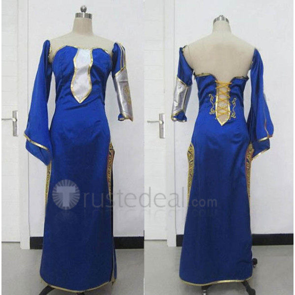 League of Legends Ashe Blue Stylish Cosplay Costume