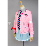 Vocaloid Miku Hatsune Pink Uniform Cosplay Costume
