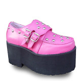 High Platform Black Pink Lolita Shoes