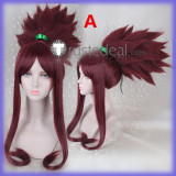 League of Legends LOL KDA Akali Purple Ponytail Cosplay Wigs