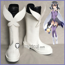 Fate Kaleid Liner Prisma Illya Miyu Edelfelt Magical Girl White Cosplay Boots Shoes
