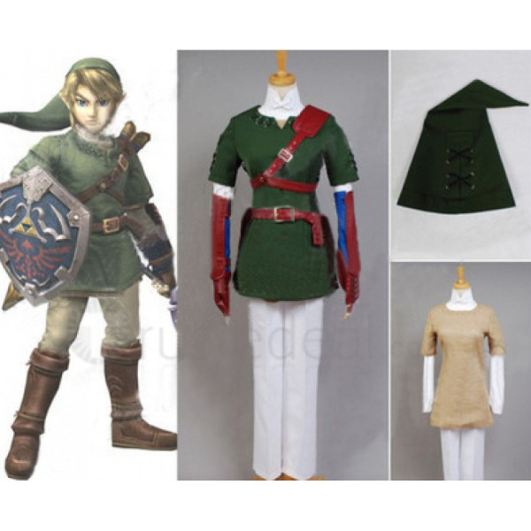 The Legend of Zelda Link Cosplay Costume 2