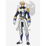 Mobile Suit Gundam IRON BLOODED ORPHANS McGillis Fareed White Blue Cosplay Boots Shoes