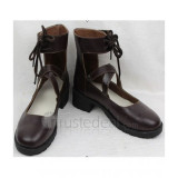 Rozen Maiden Souseiseki Shinku Black Brown Cosplay Shoes Boots