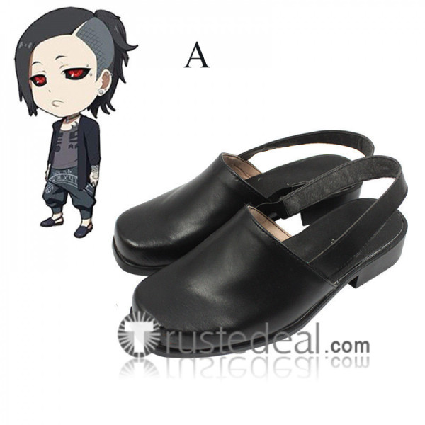 Tokyo Ghoul Uta Black Cosplay Shoes Two Versions