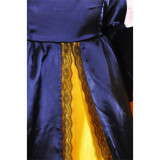 Vocaloid Kagamine Rin Blue And Yellow Cosplay Costume