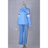 Kyoukai no Kanata Mirai Kuriyama Blue Sportswear Jersey Cosplay Costume