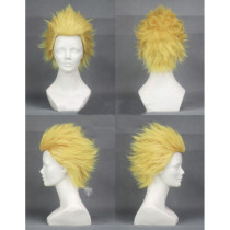 Fairy Tail Laxus Dreyar Yellow Blonde Cosplay Wig2