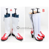 Gurren Lagann Yoko Littner White Cosplay Boots Shoes