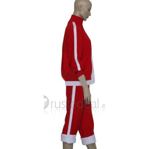 Bleach Sarugaki Hiyori Red Cosplay Costume Coat